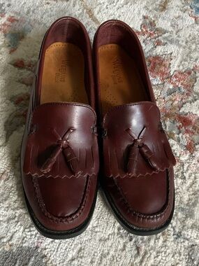 Vintage Bass Weejums Marietta 11 Tassel Kiltie Loafers